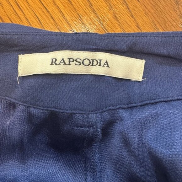 Rapsodia Womens High Wiasted Super Wide Leg Pants Trousers Red White Blue Size S - Picture 10 of 13